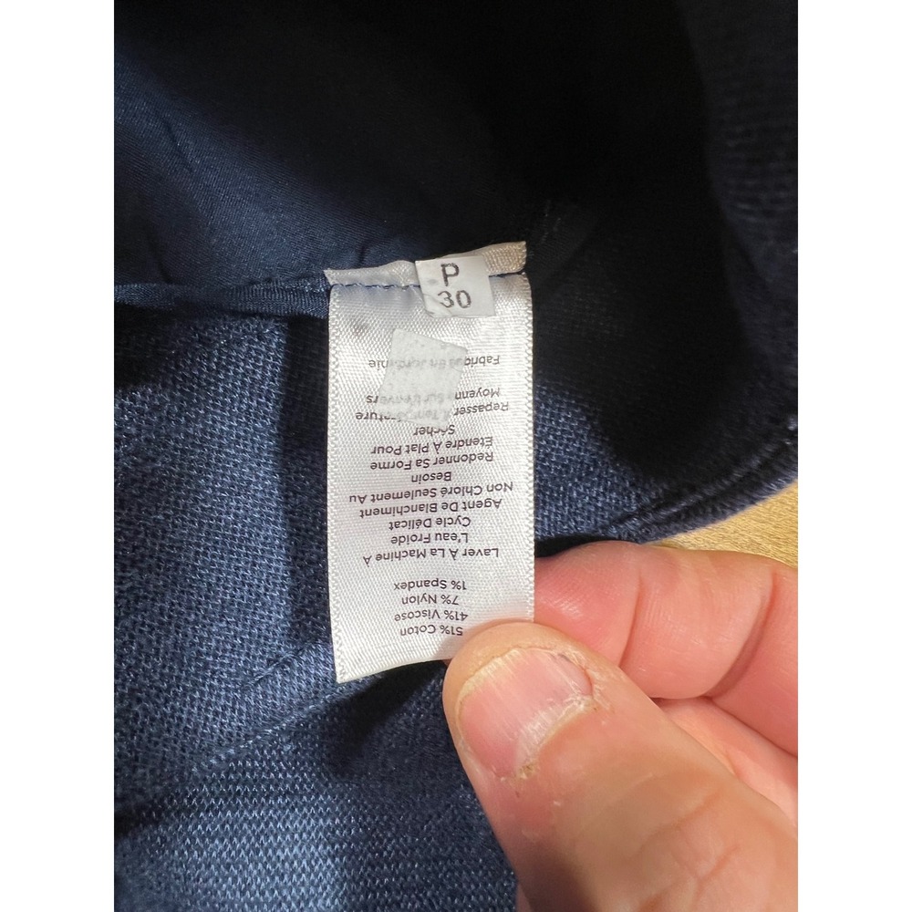 Talbots Modern Knit Wide Leg Pant‎ Blue Women's Size 4 - Picture 3 of 10